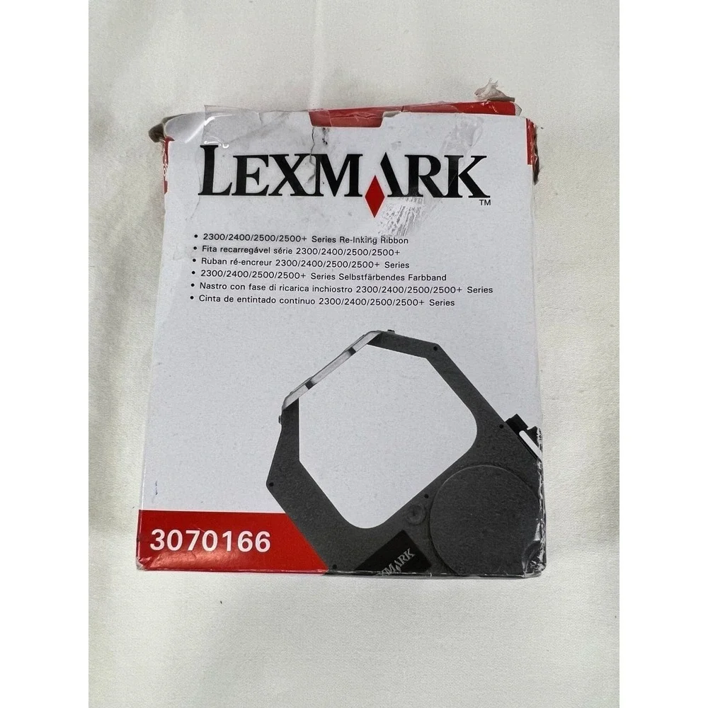 Lexmark 3070166 Standard Yield Re-Inking Ribbon - Picture 1 of 7